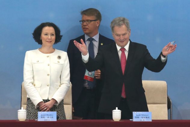 Finnish President Sauli Niinisto Visits China